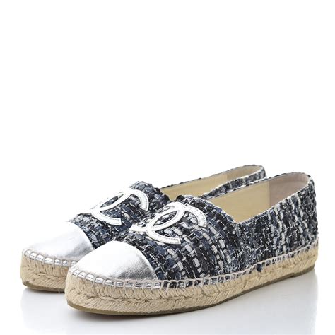 chanel espadrilles lambskin &|Chanel espadrilles tweed.